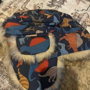 The children’s Place boys dinosaur winter hat
Toddler 4T -5T